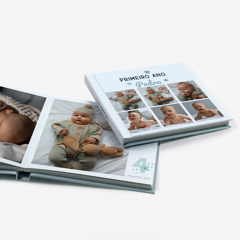 Álbum do Primeiro Ano do Bebé Verde 4
